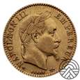 Francja, Napoleon III 10 Franków 1867 r.