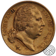 Francja, 20 Franków Louis XVIII 1824 r. PARYŻ 