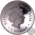 Australia, Zestaw Discover Australia 2007 r., 1 Dolar 5 szt. 1 Oz. Ag