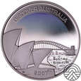 Australia, Zestaw Discover Australia 2007 r., 1 Dolar 5 szt. 1 Oz. Ag