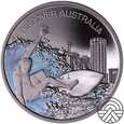 Australia, Zestaw Discover Australia 2007 r., 1 Dolar 5 szt. 1 Oz. Ag