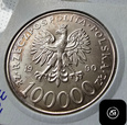 100000 złotych z 1990 r - Solidarności typ A  (2.2) (Mennicza)