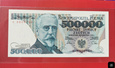 500000 złotych z 1990 r - Henryk Sienkiewicz  / UNC 