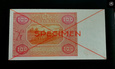 100 złotych  z 1946 r - Traktorek i Żniwiarka - Specimen