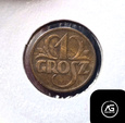 1 grosz  z 1935 roku - Brąz (Tych)