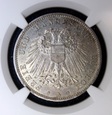 3 marki 1914 Lubeka NGC MS64
