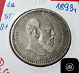 1 rubel  z 1893 roku - Aleksander III - Petersburg