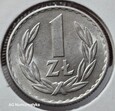 PRL, 1 złoty 1949 r. Aluminium