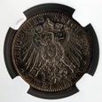 Niemcy, Lippe, 2 marki 1906 A NGC PF62