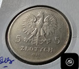 5 złotych z 1930 roku  - Sztandar płytki  (14.5)