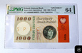 1000 zł z 1965 r - Mikołaj Kopernik  / Specimen / PMG 64