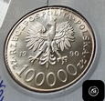 100000 złotych z 1990 r - Solidarności typ A  (2.2) (Mennicza)