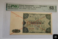 20 zł   z 1947 r - Seria A / SPECIMEN - PMG 63