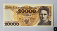 20000 złotych z 1989 r - Maria Skłodowska - Curie  / UNC 