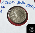 1 złoty z 1925 roku  - Żniwiarka ( stan 1 )