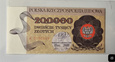 200000 złotych z 1989 r - Warszawa - Stare Miasto  / UNC 