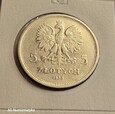 5 złotych z 1928 roku  - Nike Ze znakiem Mennicy 