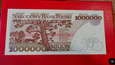 1000000 złotych z 1991 r - Władysław Reymont   / UNC 