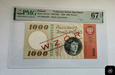 1000 złotych z 1965 roku - Seria S / Wzór / PMG 67 - EPQ 