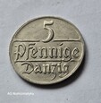 5 fenigów 1923 rok (Polska, Wolne Miasto Gdańsk) 