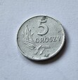 5 groszy 1960 r Aluminium (Polska, PRL) ( zest.Marc.)