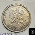 100000 złotych z 1990 r - Solidarności typ B ( 2.5 )