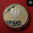 20 złotych z 1995 r - 500 lat Województwa Płockiego 