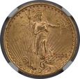 USA, 20 Dolarów St. Gaudens 1922 rok, MS 64 NGC, /K89/