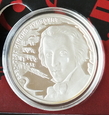 Medal Chopin w książce 14,14 g .925 AG