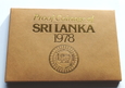 Zestaw monet Sri Lanka 1978 Proof