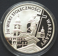 20 zł  IV wieki stołeczności Warszawy 1995 r.