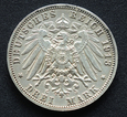 3 marki Saksonia Leipzig 1913