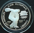 1 dolar XXIII summer Olympic Games - Disc Thrower 1983 r.