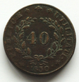 40 reis 1840 r. Portugalia