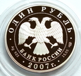 1 rubel 2007 błotniak stepowy -  ALEGAN