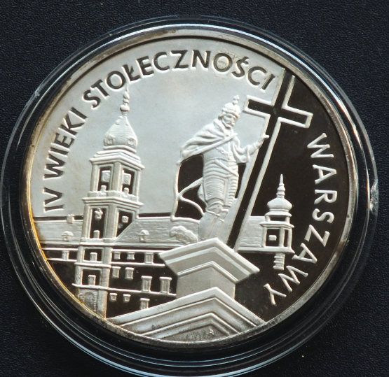 20 zł IV wieki stołeczności Warszawy 1996 r.