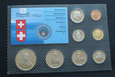 Zestaw monet Szwajcaria + 1 dolar Liberia AG .999