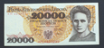 20 000 zł Skłodowska 1989 r. SERIA AM