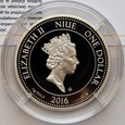 NIUE ISLAND - 1 DOLLAR 2016 - MONETA