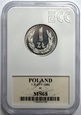 1 ZŁOTY 1982 GCN MS68