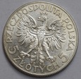 5 ZŁ GŁOWA KOBIETY 1934 