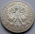 5 ZŁ GŁOWA KOBIETY 1932