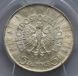 5 ZŁ JÓZEF PIŁSUDSKI 1936 PCGS MS64