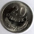 20 GROSZY 1957 - NAJRZADSZA - ST. 1/1-