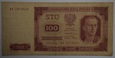 100 ZŁOTYCH 1948 SER. AA