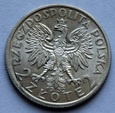 2 ZŁ GŁOWA KOBIETY 1932 - ST. 1-/2+