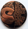 MEDAL 90 LECIE ELEKTRO ENERGETYKI CZĘSTOCHOWSKIEJ 1895 - 1985 (MD5)