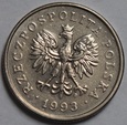 1 ZŁOTY 1993 - ST. 2+