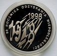 10 ZŁ 80 ROCZNICA ODZYSKANIA NIEPODLEGŁOŚCI 1998 (ZL2)