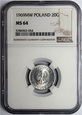 20 GROSZY 1969 NGC MS64